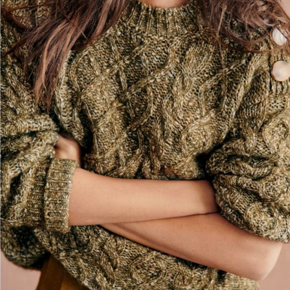 Sezane Olive James jumper size XS